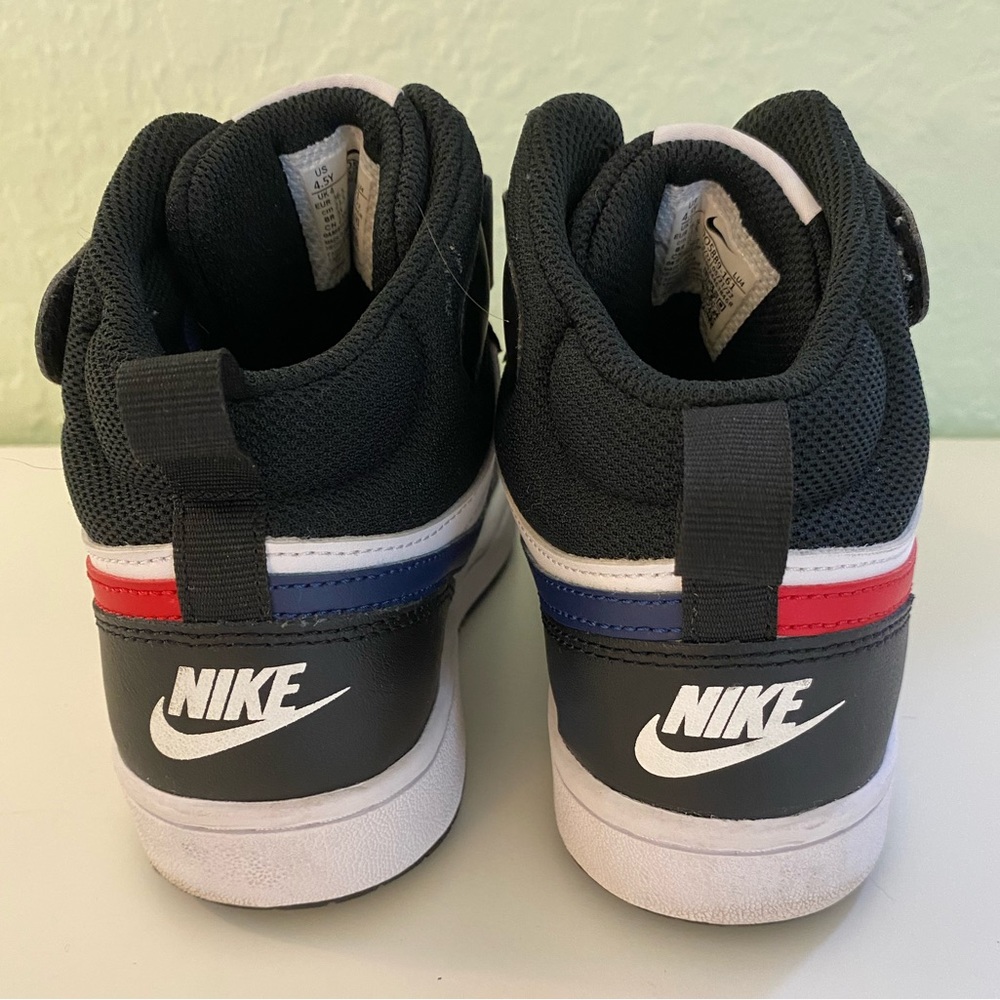 Nike SB Kids Court Borough Mid 2 White, Red, & Black Shoes - Picture 7 of 9